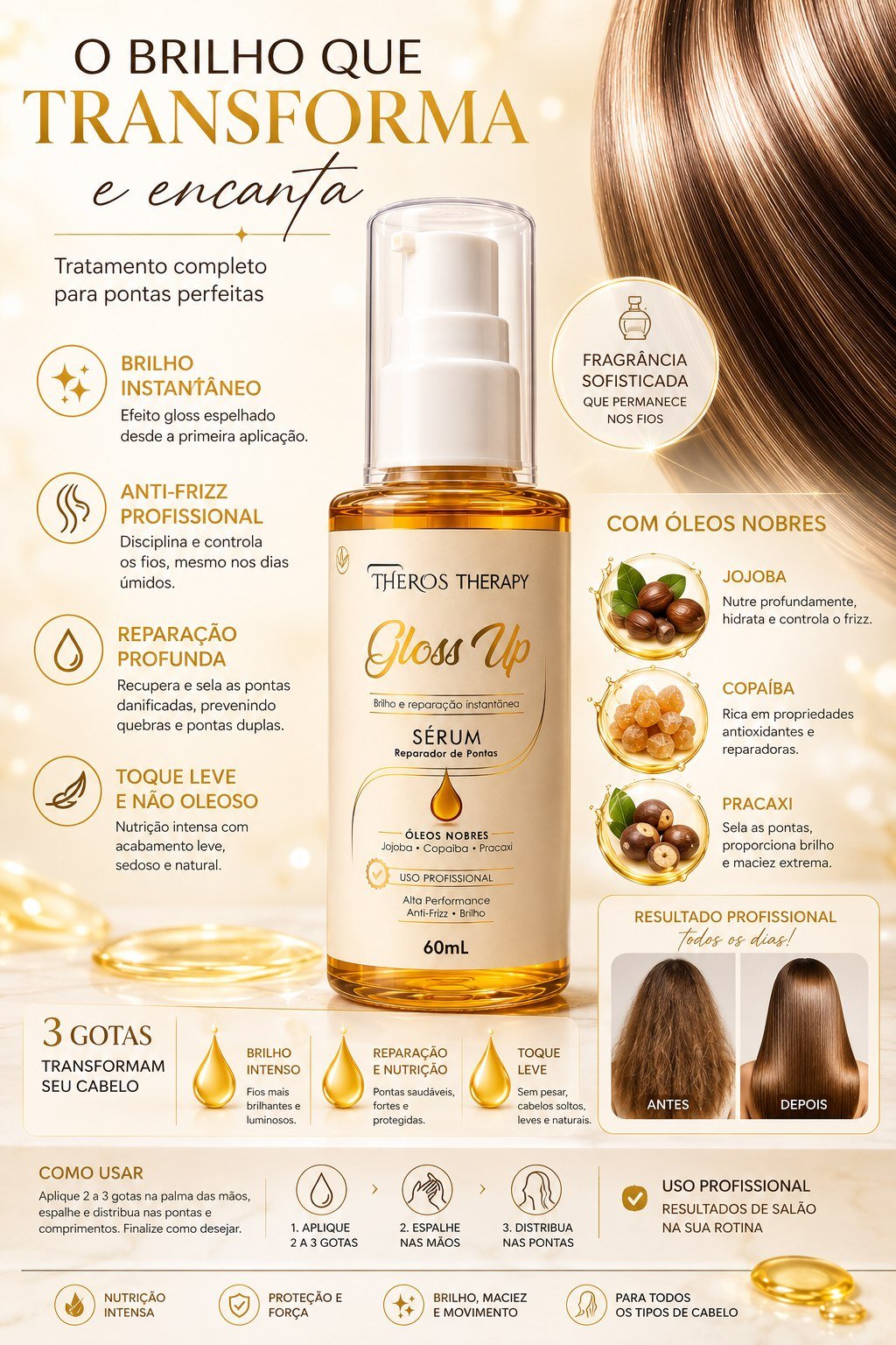Brilho que transforma: benefícios e resultado do Gloss Up