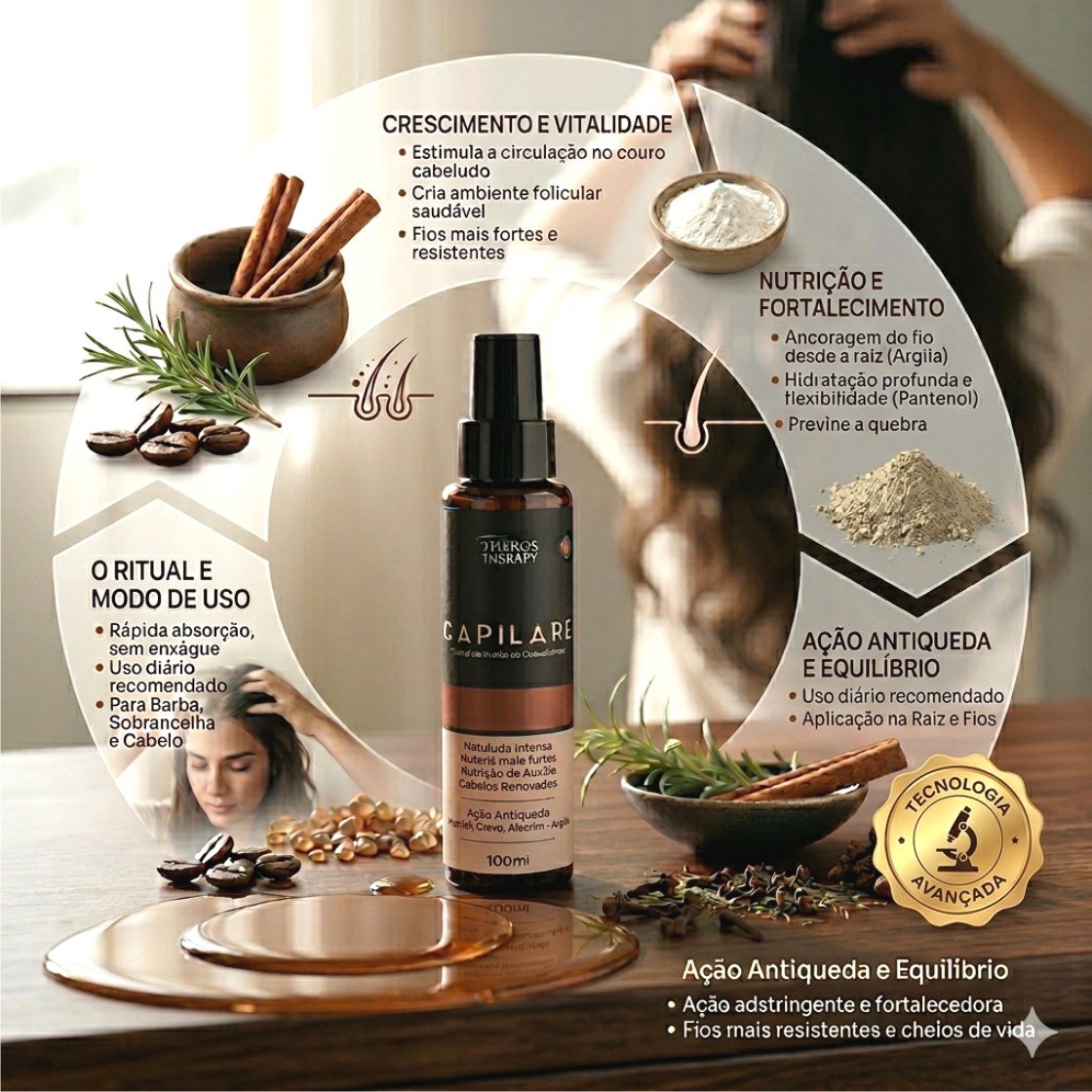 Tônico Capilare Naturalis, frasco 100ml